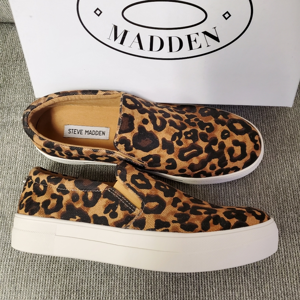 Steve Madden Leopard Sneakers